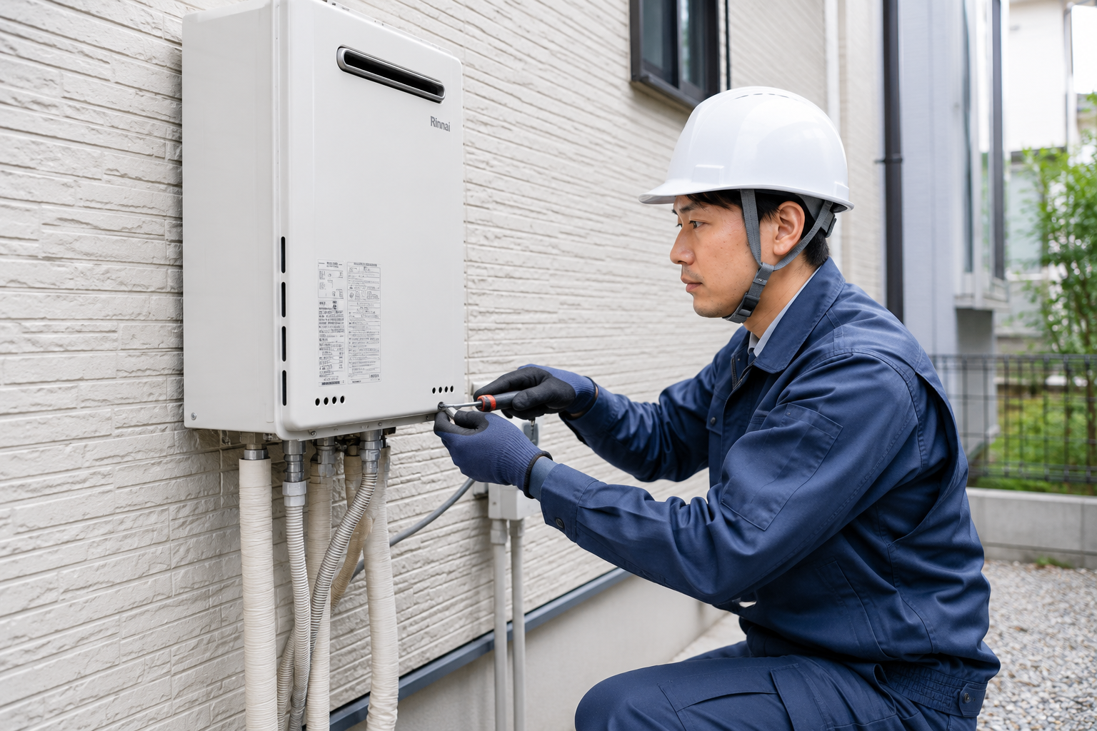 給湯器交換の施工事例